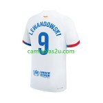 Camisolas de futebol FC Barcelona LEWANDOWSKI 9 Equipamento Alternativa 2023/24 Manga Curta